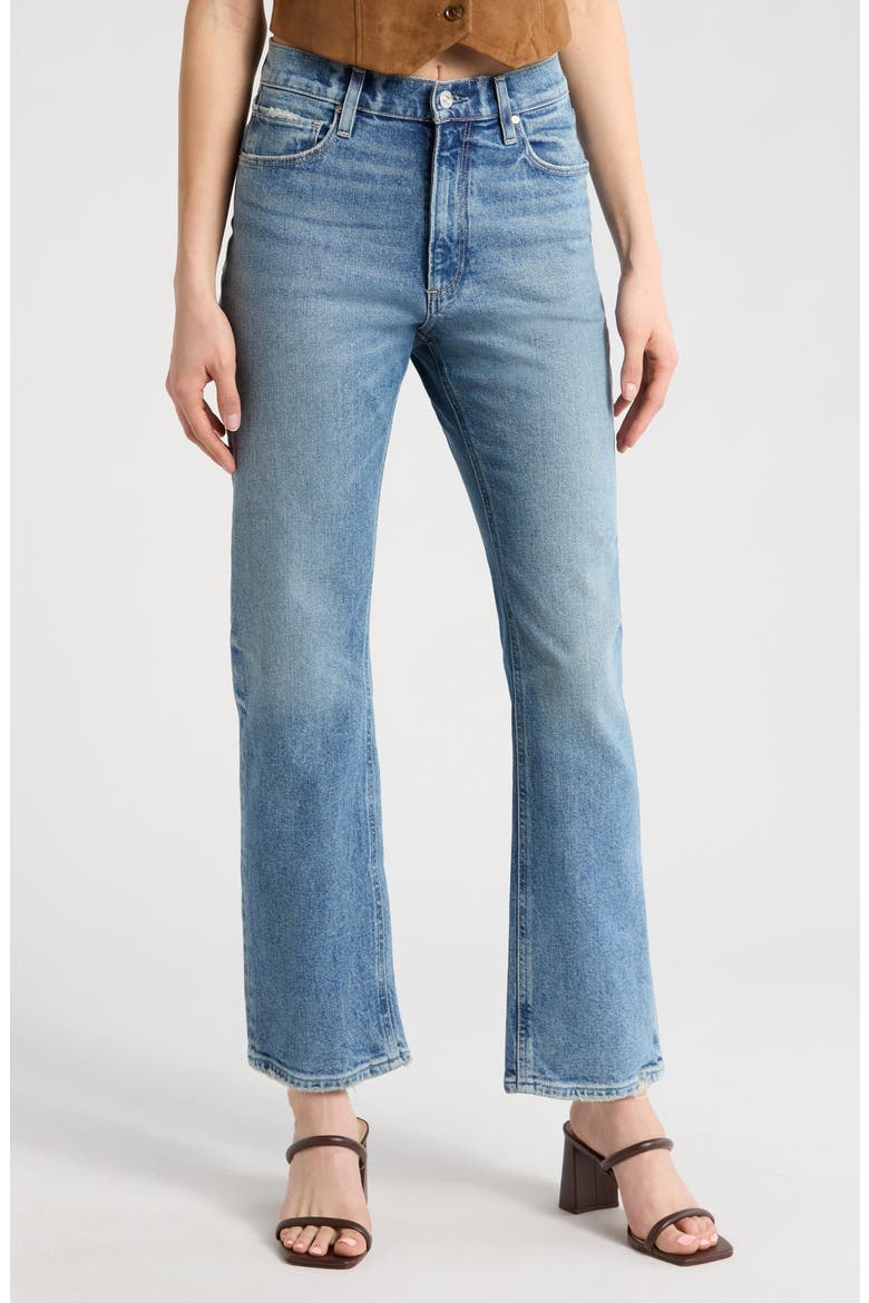 Sawyer High Waist Straight Leg Jeans, Main, color, COSTAR