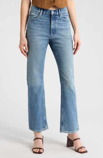 PAIGE Sawyer High Waist Straight Leg Jeans