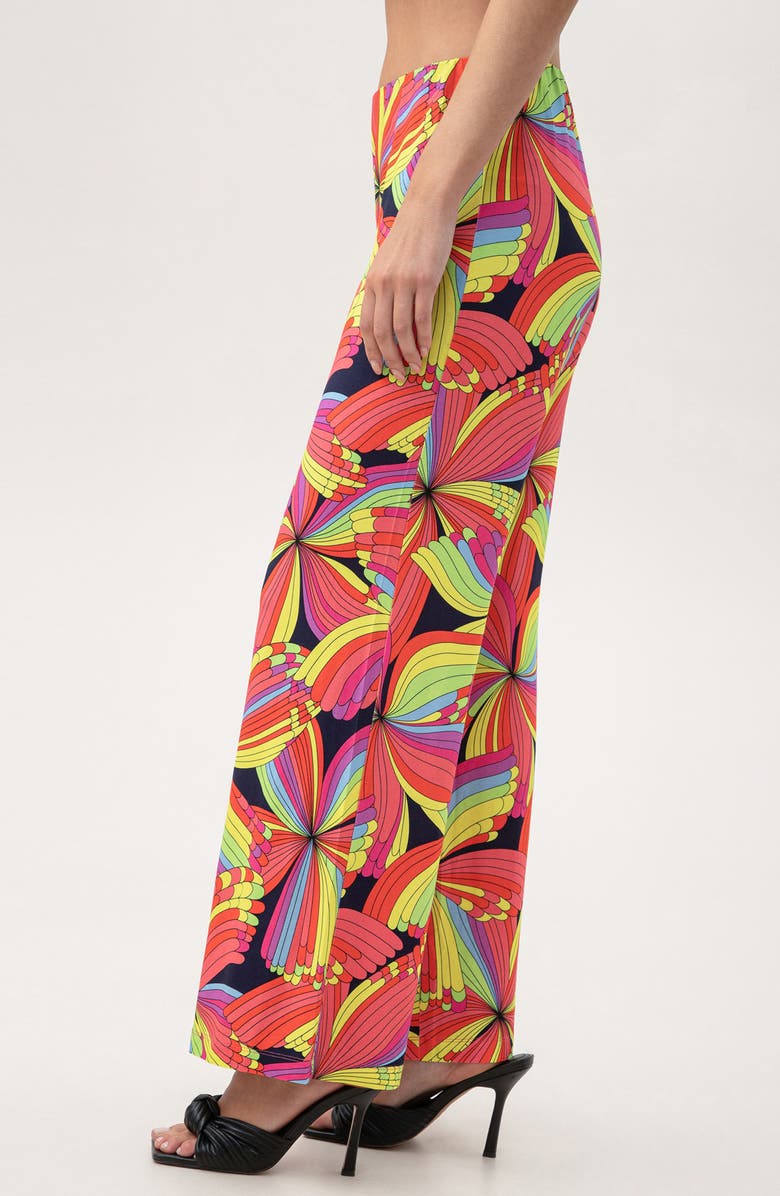 Trina Turk Atoll Print Wide Leg Pants, Alternate, color, 