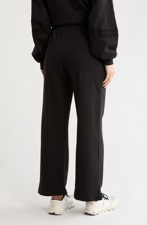 Jessica Simpson Wide Leg Cotton Blend Pants In Gray