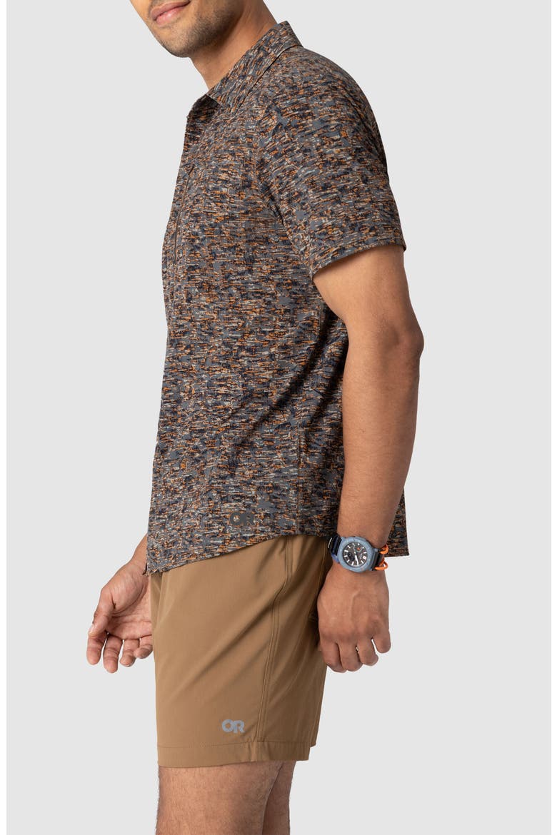 Astroman Short Sleeve Sun Shirt, Alternate, color, SEDONA TRAVERSE PRINT