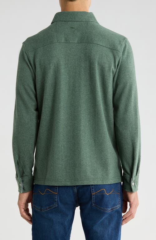 Tommy Bahama New Las Arias Long Sleeve Cotton Blend Polo In Green