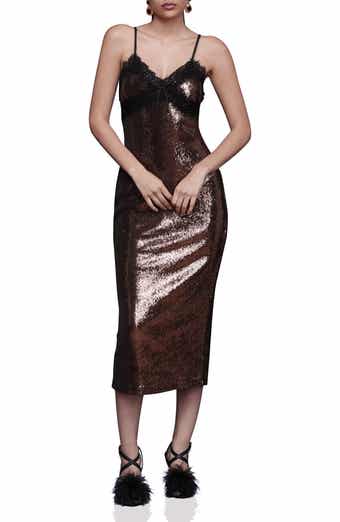 Sequin & Lace Slipdress