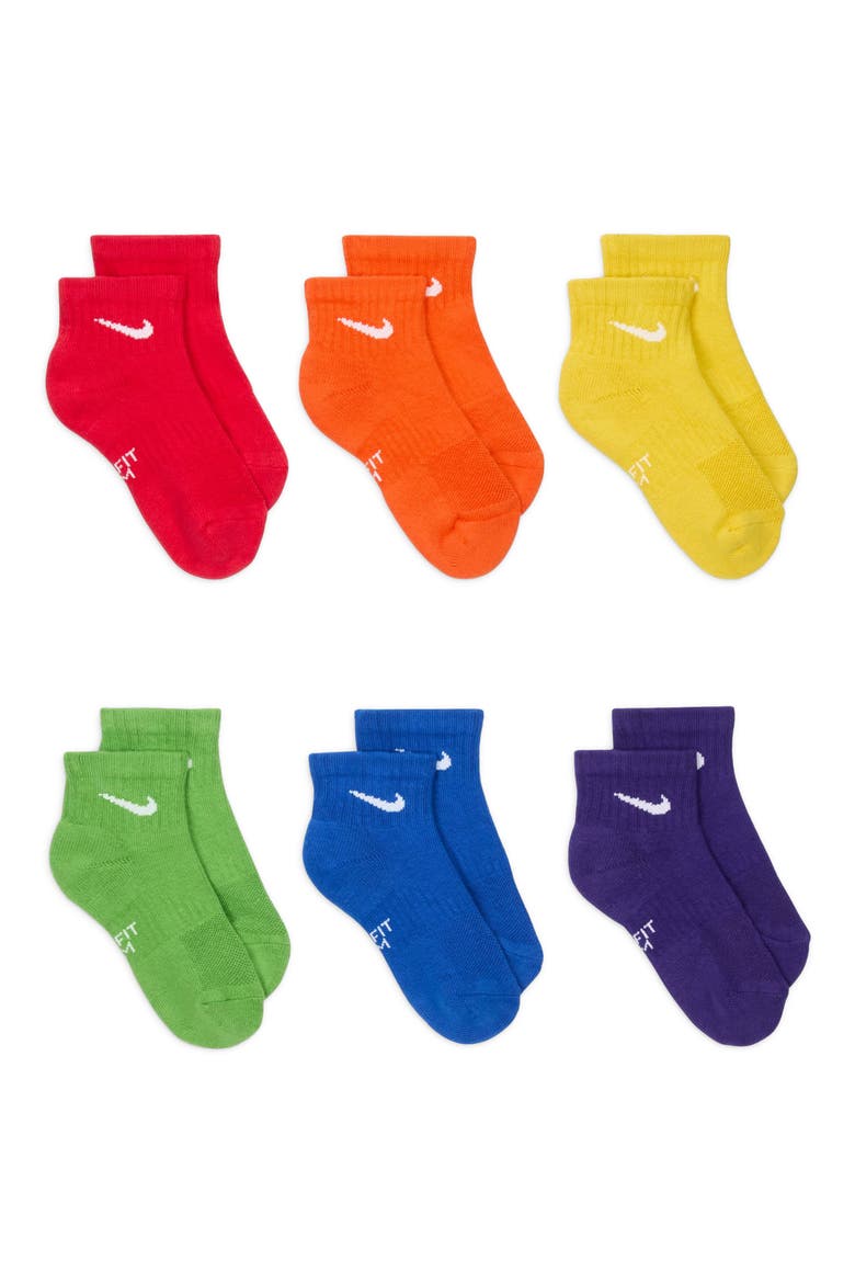 6-Pack Everyday Cush Ankle Socks, Alternate, color, 903 MULTI-COLOR