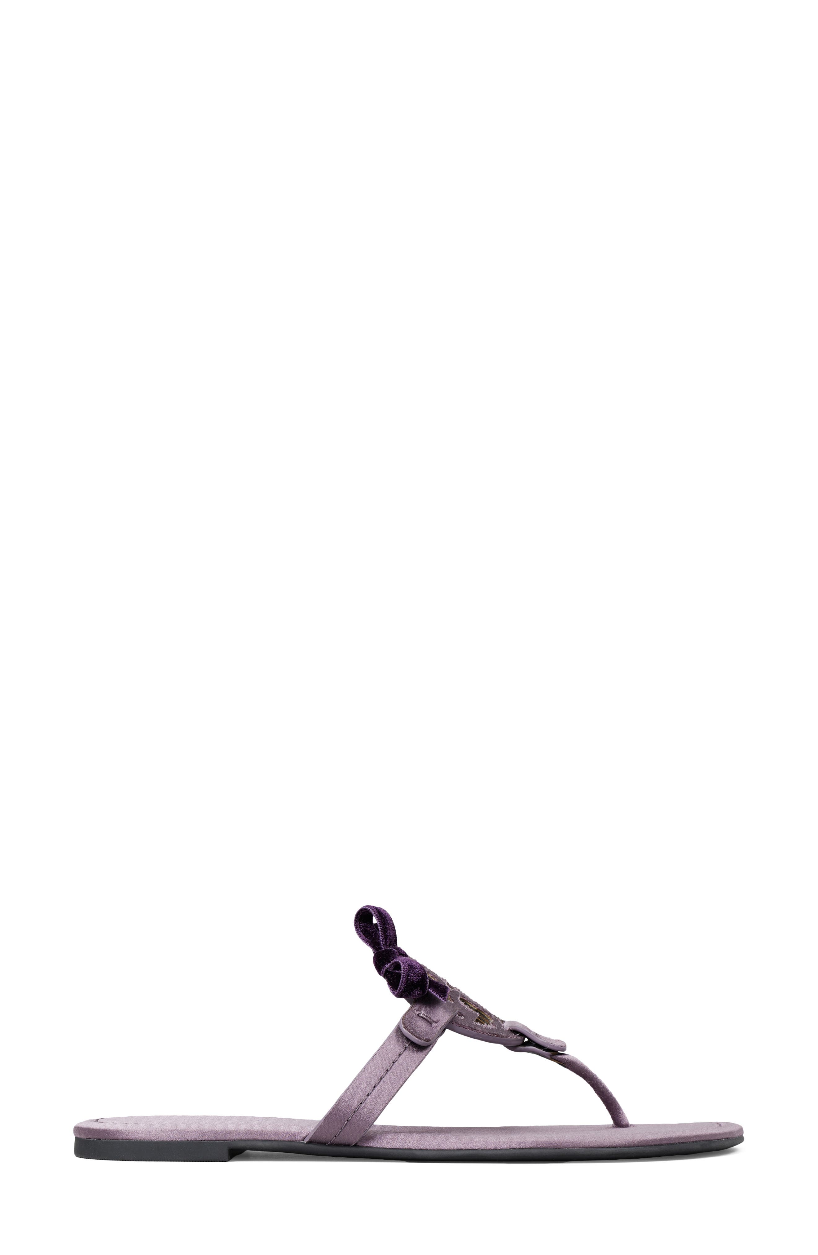 Miller Bow Sandal, Alternate, color, GRAPE / BLACK CURRANT