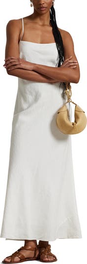 Ralph Lauren★Linen Sleeveless A-Line Dress Linen Sleeveless A-Line Dress