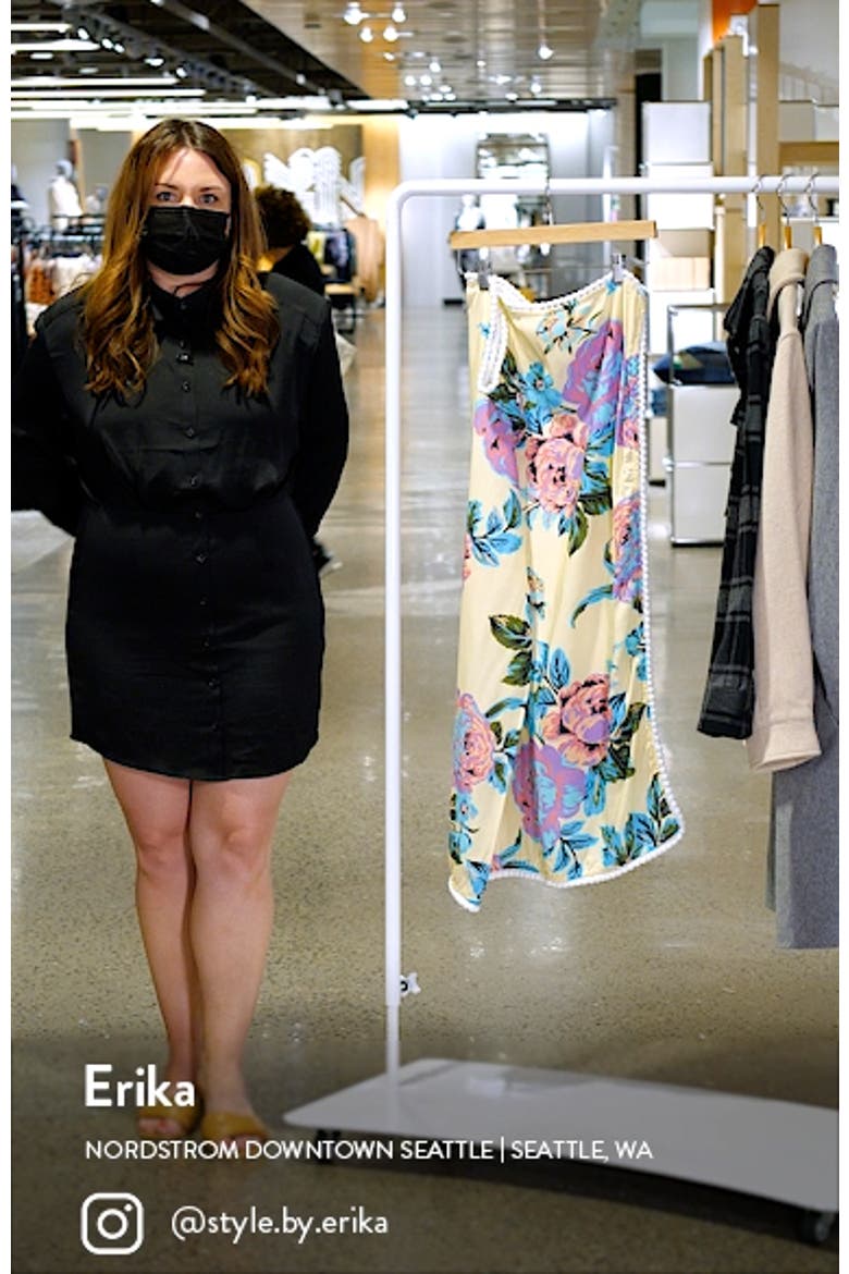Floral Wrap Cover-Up Skirt video