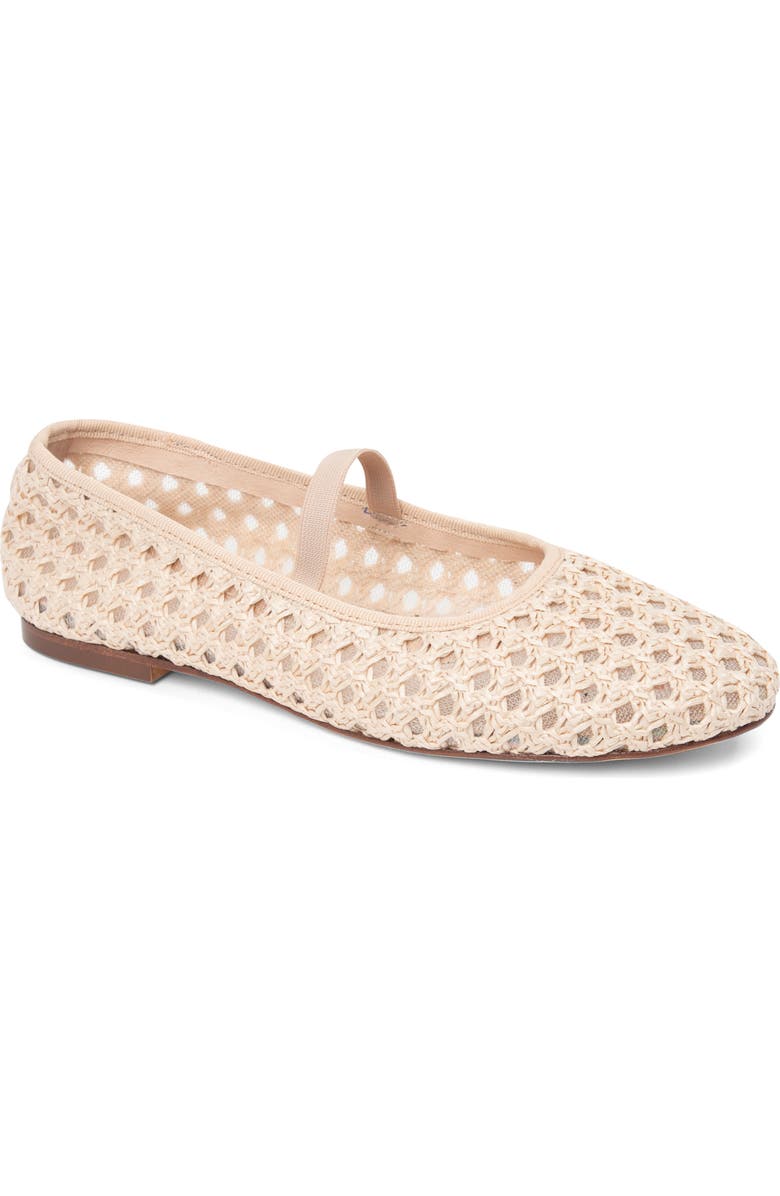 patricia green Monaco Raffia Mary Jane Ballet Flat, Main, color,