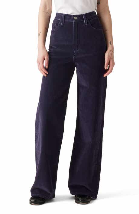 Ribcage High Waist Wide Leg Corduroy Jeans