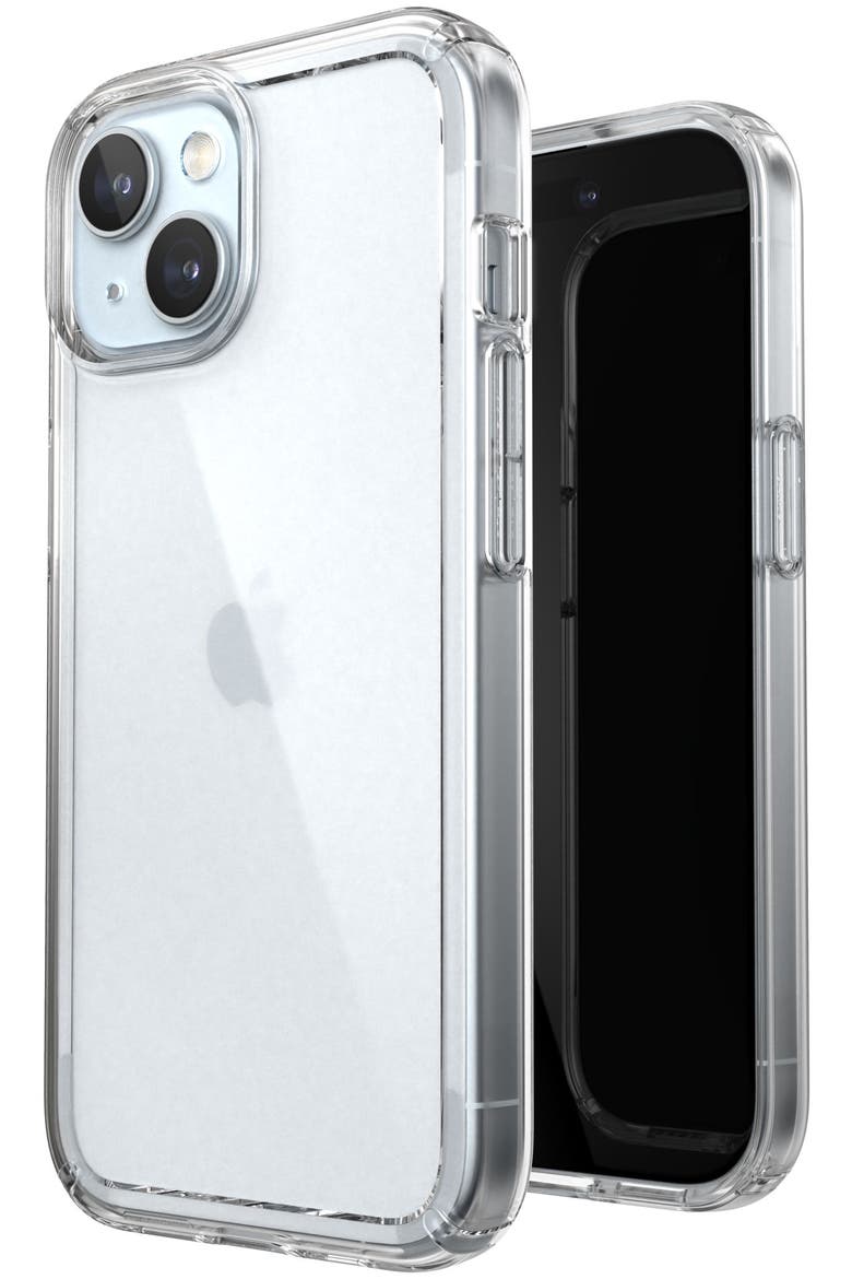 Gemshell Grip Case for Apple iPhone 15 / 14 / 13 / iPhone 16e, Main, color, Clear