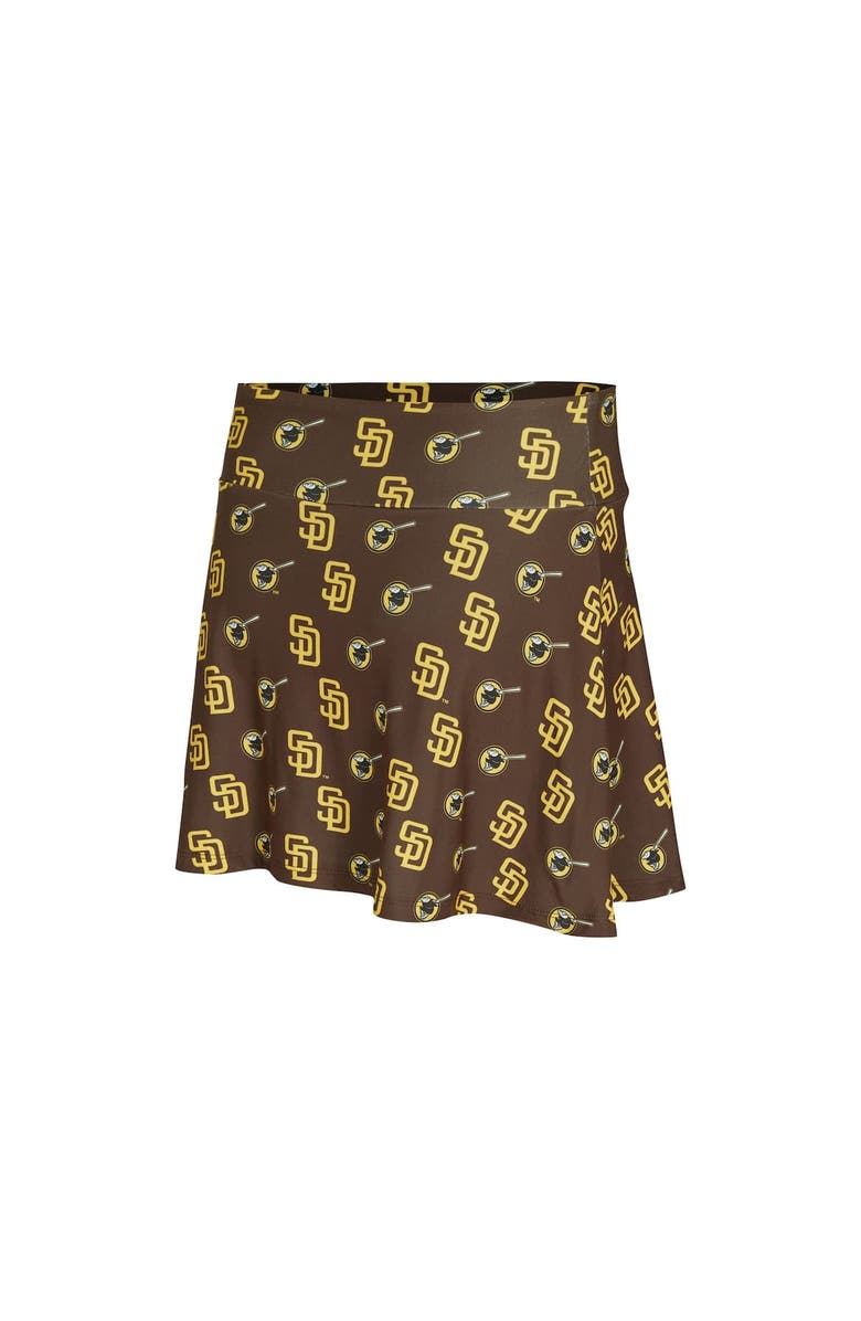 CONCEPTS SPORT Women's Concepts Sport  Brown San Diego Padres Knit Tank Top & Skort Set, Alternate, color, Brown