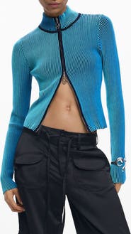 Desigual Front Zip Rib Jacket