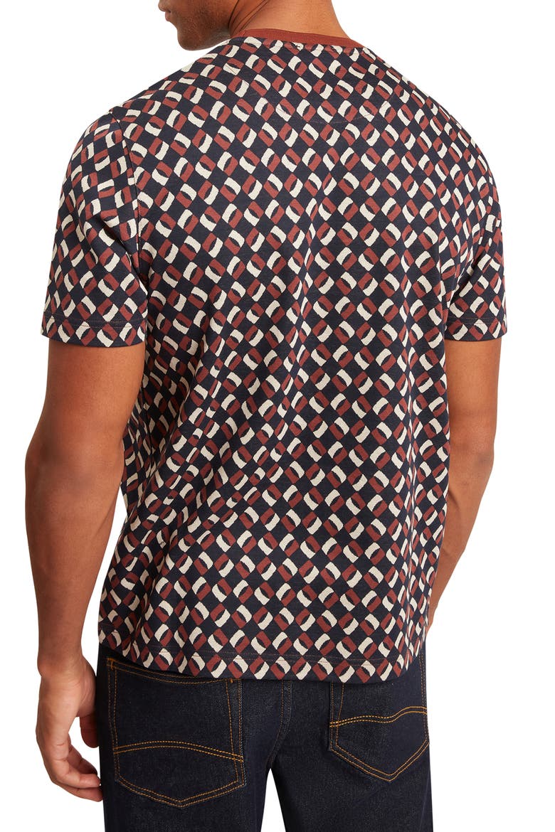 Neeriss Mercerised Cotton T-Shirt, Alternate, color, MAROON