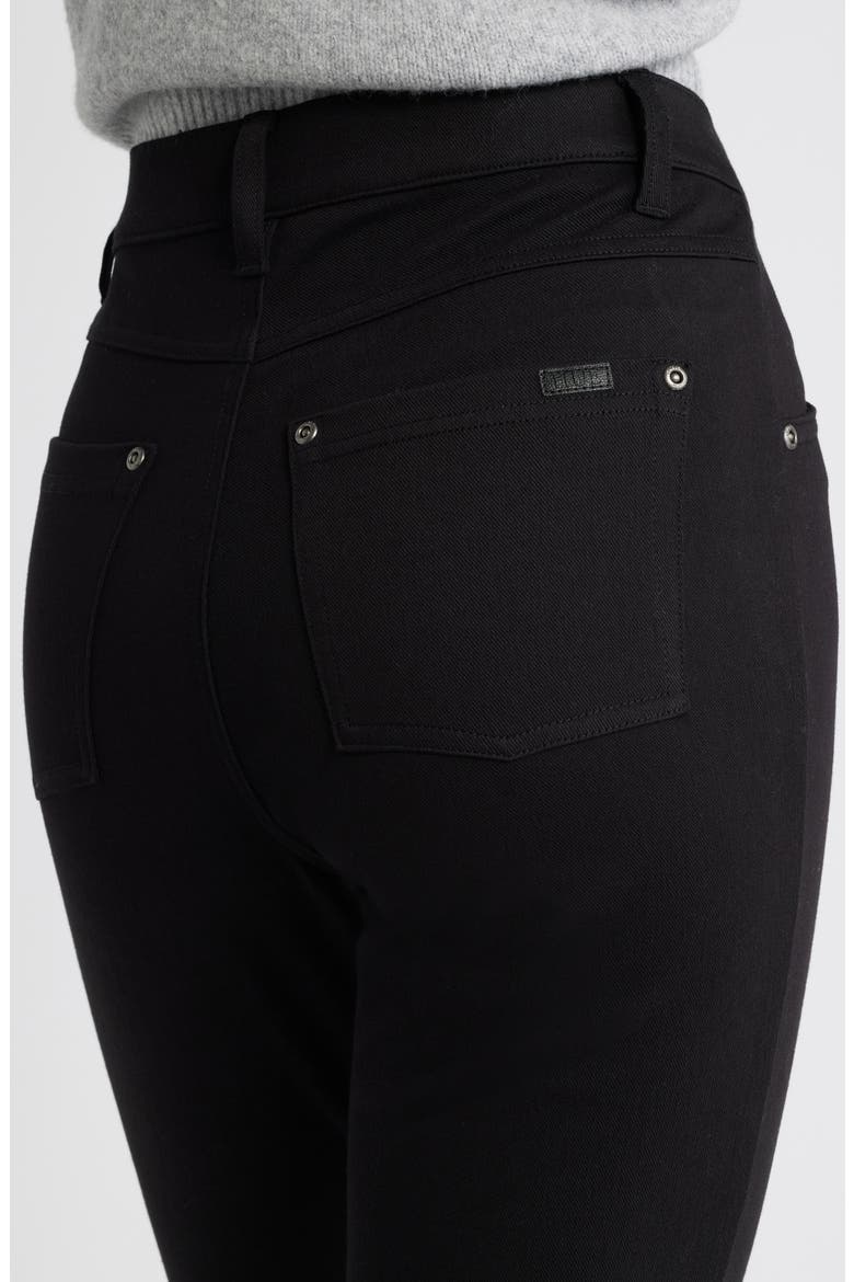 Baby Bootcut Denim Leggings, Alternate, color, BLACK