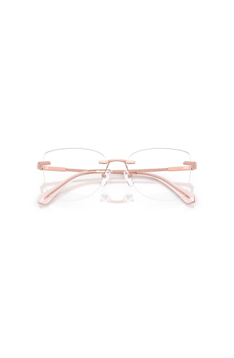 Michael Kors 53mm Square optical glasses, Alternate, color, Pink