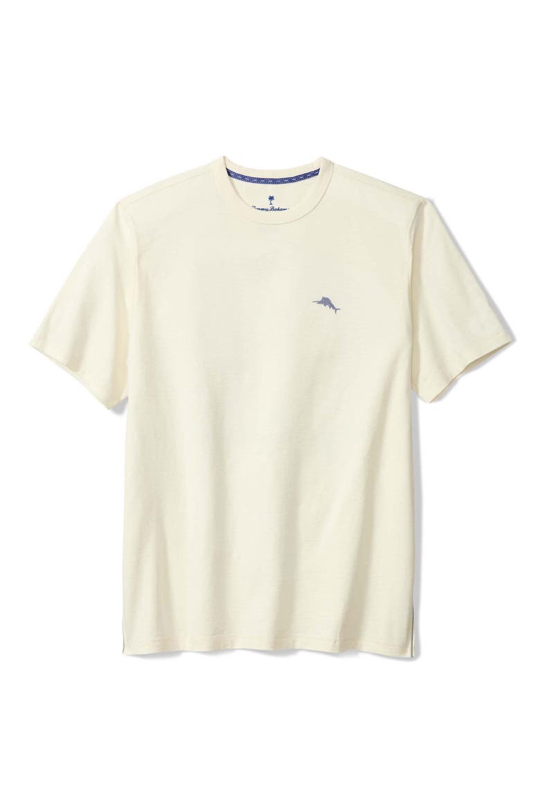 Monstera Blues Cotton Graphic T-Shirt, Main, color, VANILLA ICE