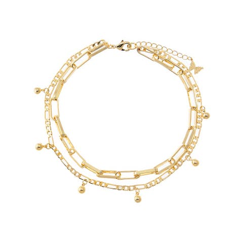 Mixed Multi Strand Anklet