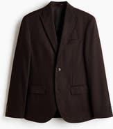 H&M Regular Fit Linen-blend Jacket