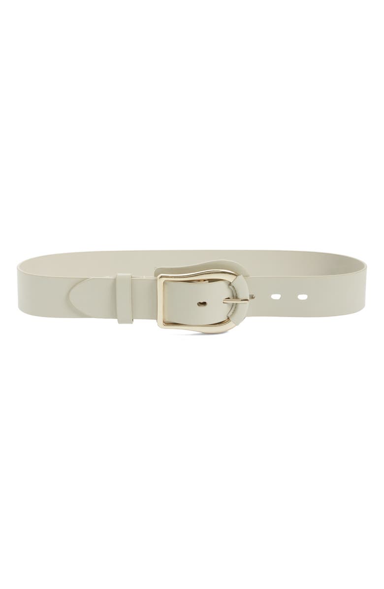 Zimmermann Stargazer Wide Leather Belt, Main, color, 