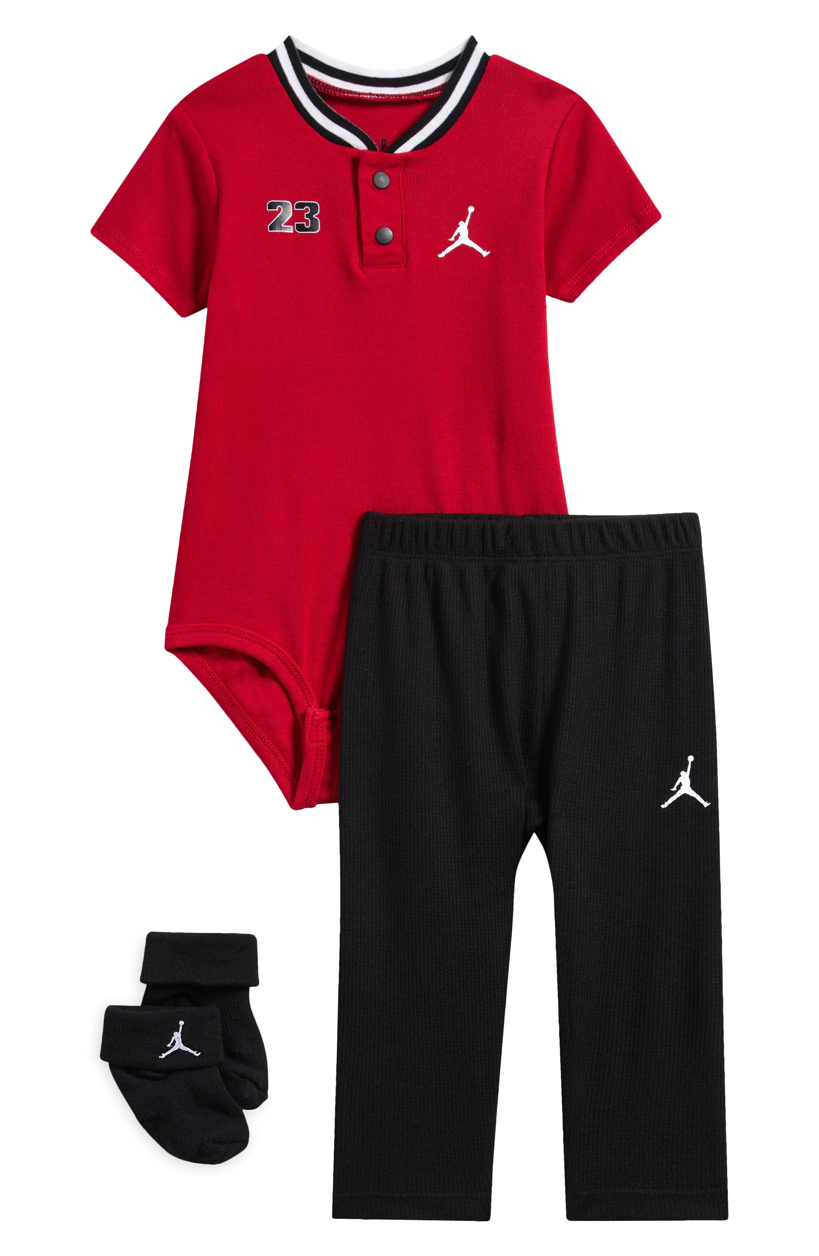 Jersey Henley 3-Piece Set