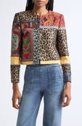 ALICE + OLIVIA Kidman Patchwork Jacket