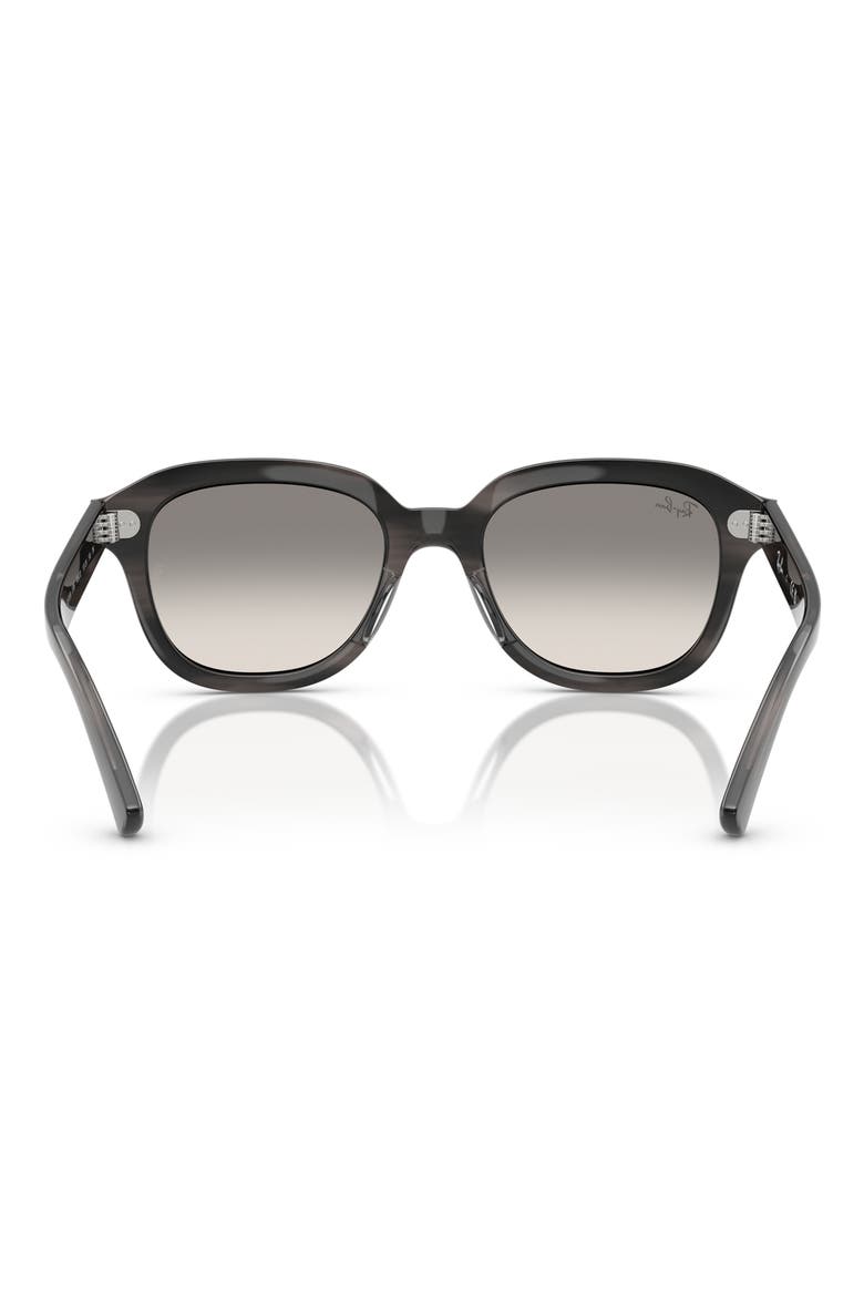 Erik 53mm Gradient Square Sunglasses, Alternate, color, STRIPED GREY