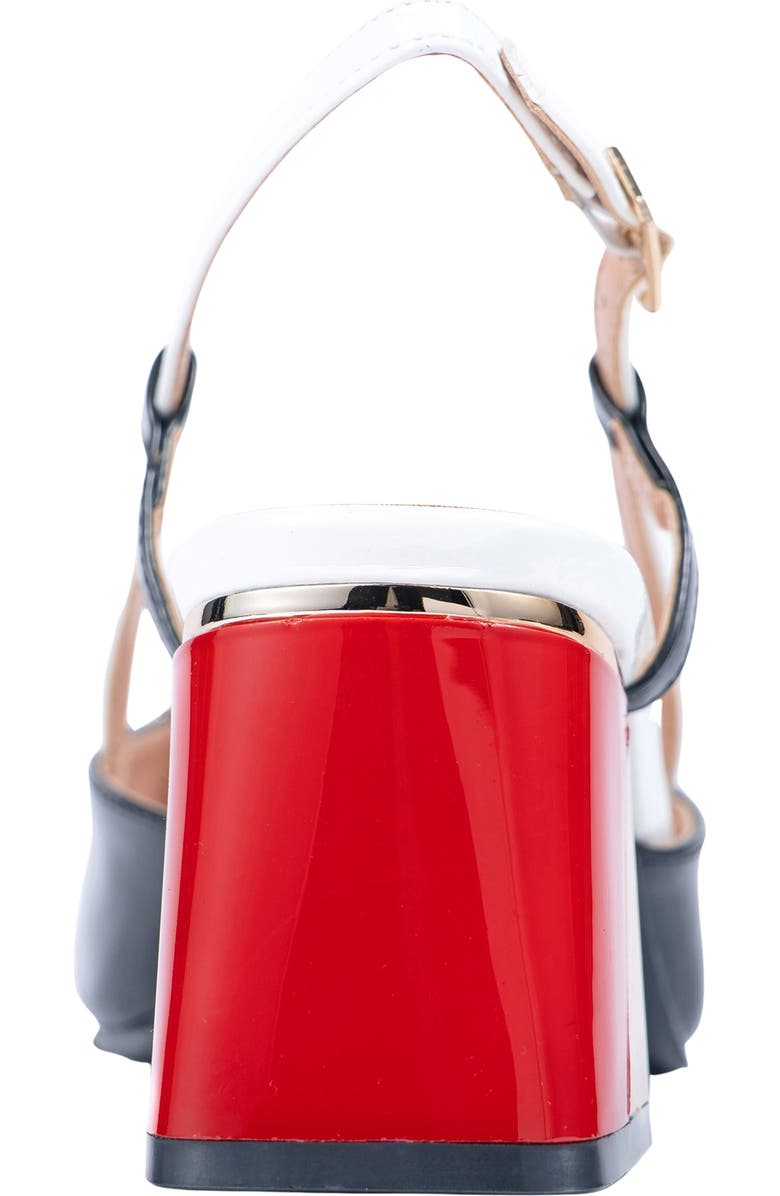 NINETY UNION Maddie Pointed Toe Slingback Pump, Alternate, color, Black Multi