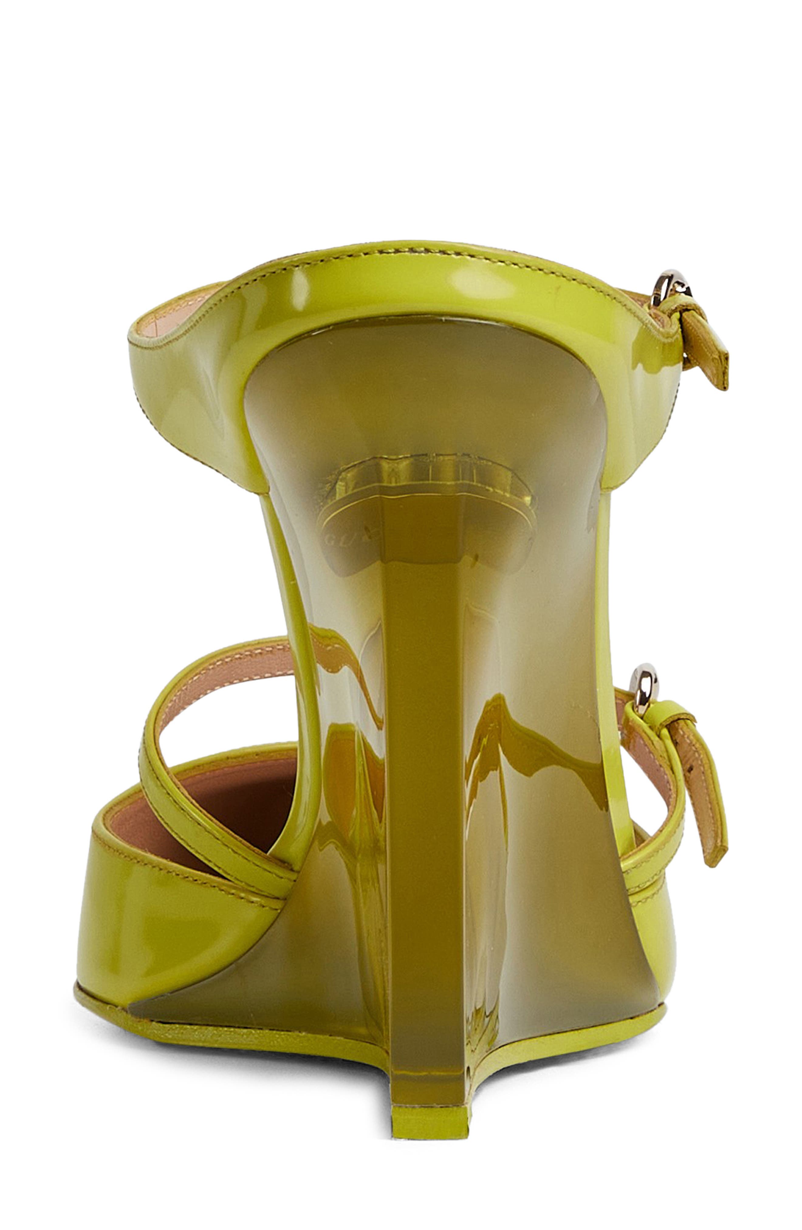 Gucci Christy Pointed Toe Wedge Mule, Alternate, color, 