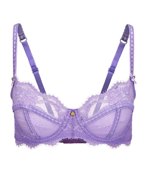 Adore Me Ela Unlined Balconette Bra In Medium Purple