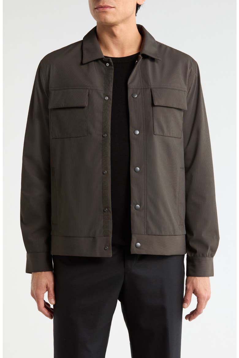 Fremantle Technical Knit Jacket, Main, color, DARK OLIVE