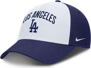 Nike Men's Nike White/Royal Los Angeles Dodgers Club Performance Adjustable Hat