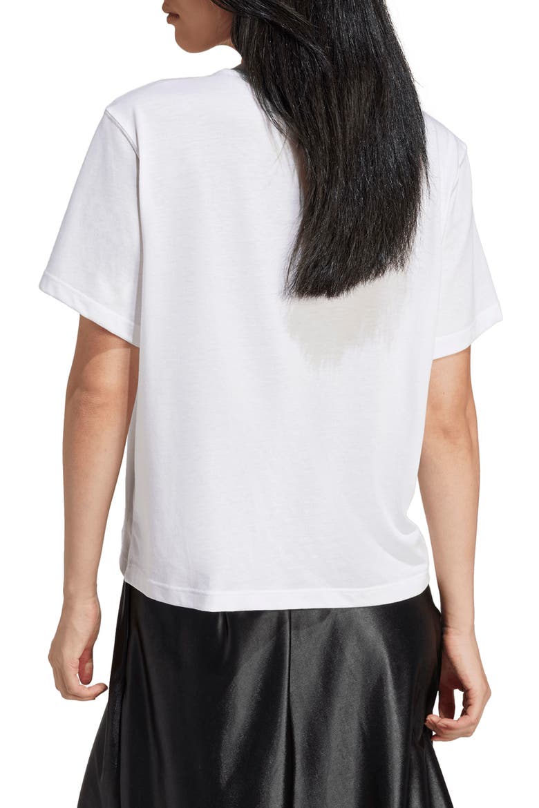 Adicolor Trefoil Boxy Graphic T-Shirt, Alternate, color, WHITE