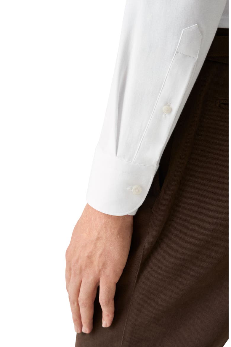 Slim Fit 4Flex Stretch Jersey Dress Shirt, Alternate, color, WHITE