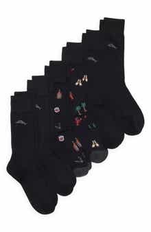 6-Pack Assorted Crew Socks