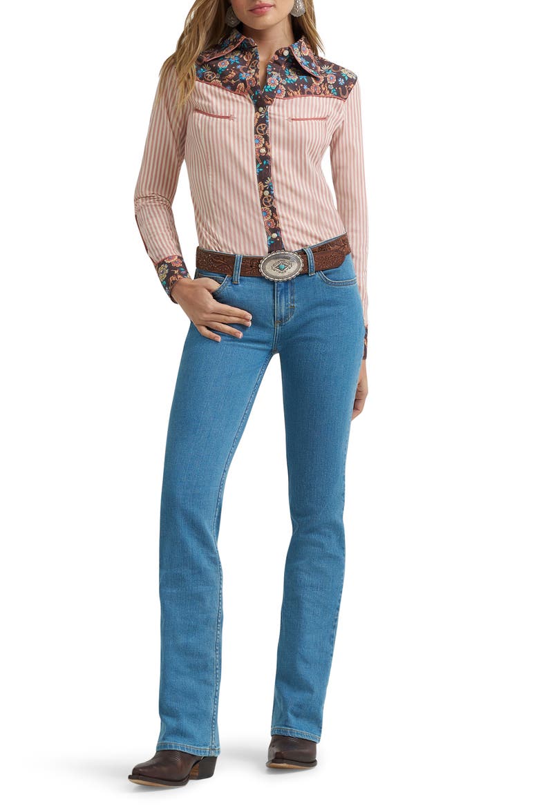 x Lainey Wilson Mae Embellished Bootcut Jeans, Alternate, color, DENIM