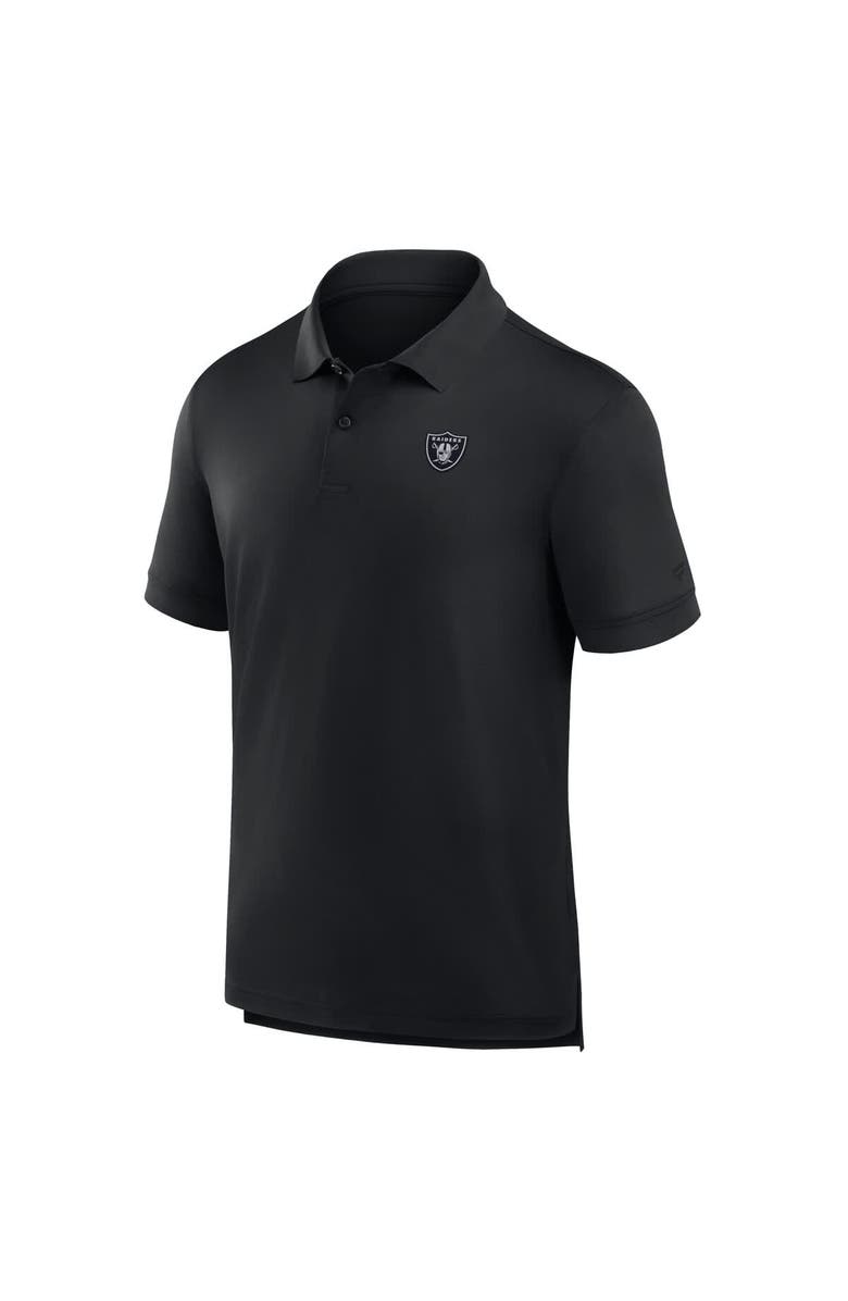 FANATICS Men's Fanatics Black Las Vegas Raiders Front Office Move Mono Polo, Alternate, color, Black