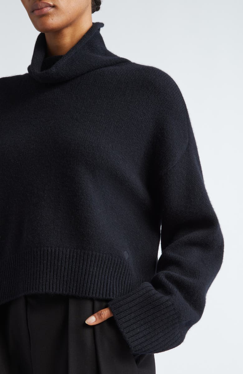 LOULOU DE SAISON Loulou Studio Stintino Crop Wool & Cashmere Sweater, Alternate, color, 