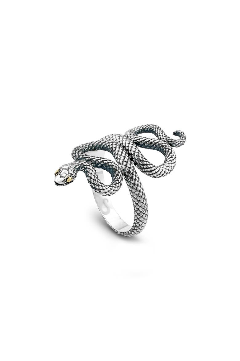 Snake Ring, Main, color, SILVER