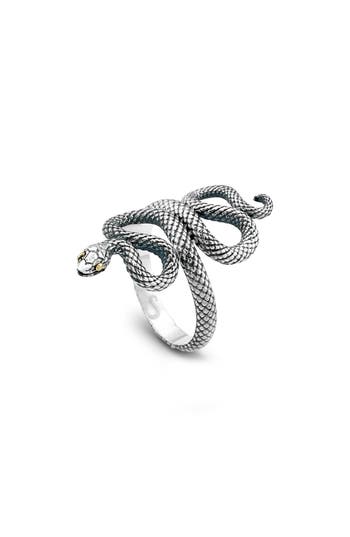 Samuel B. Snake Ring In Silver