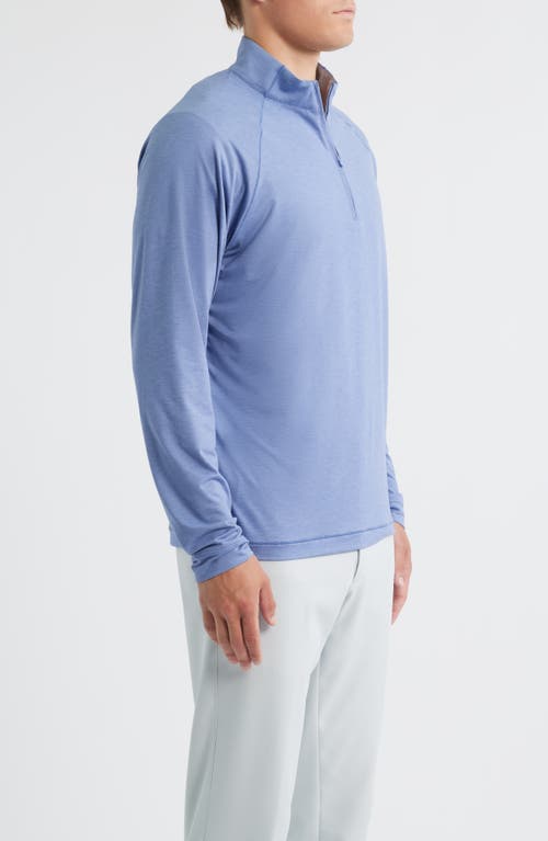 Johnnie-o Freeborne Prep-formance Quarter Zip Pullover In Purple