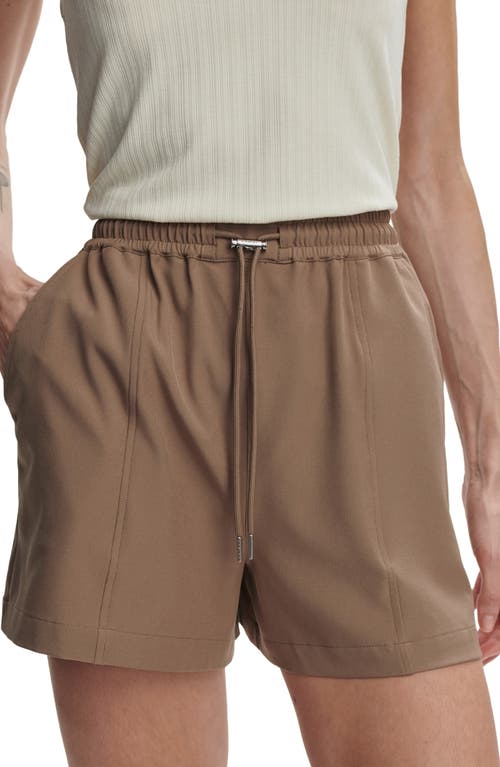 Varley Esmond Drawstring Shorts In Taupe Stone