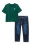Horseshoe Graphic T-Shirt & Jeans Set