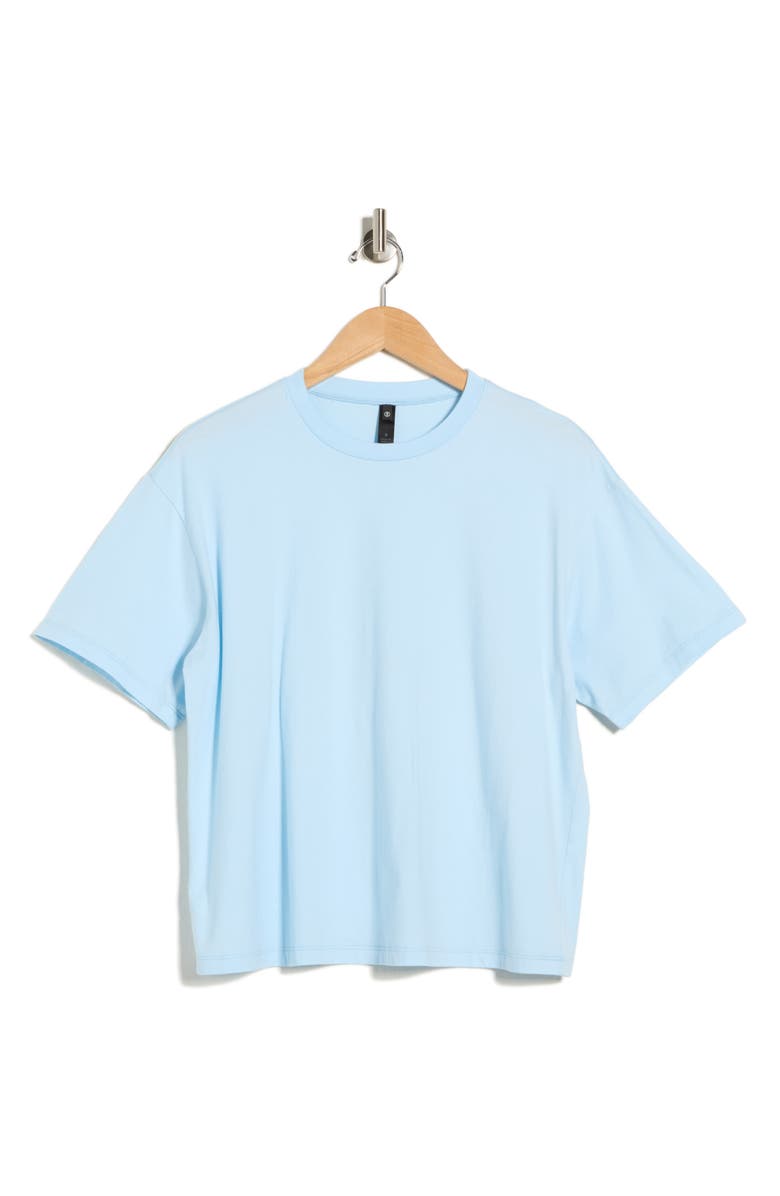AG Jagger Ex-Boyfriend Cotton T-Shirt, Alternate, color, Blue Cloud