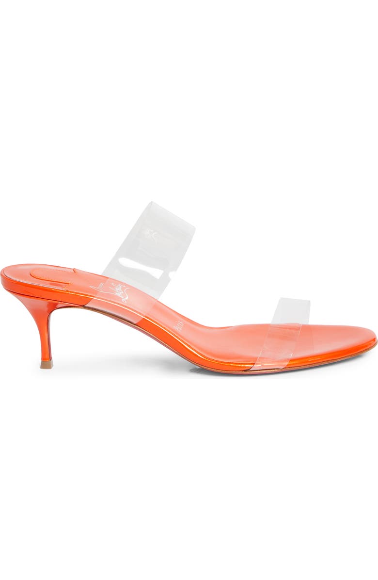 Christian Louboutin Just Nothing Sandal, Alternate, color, Magma/ Lin Magma