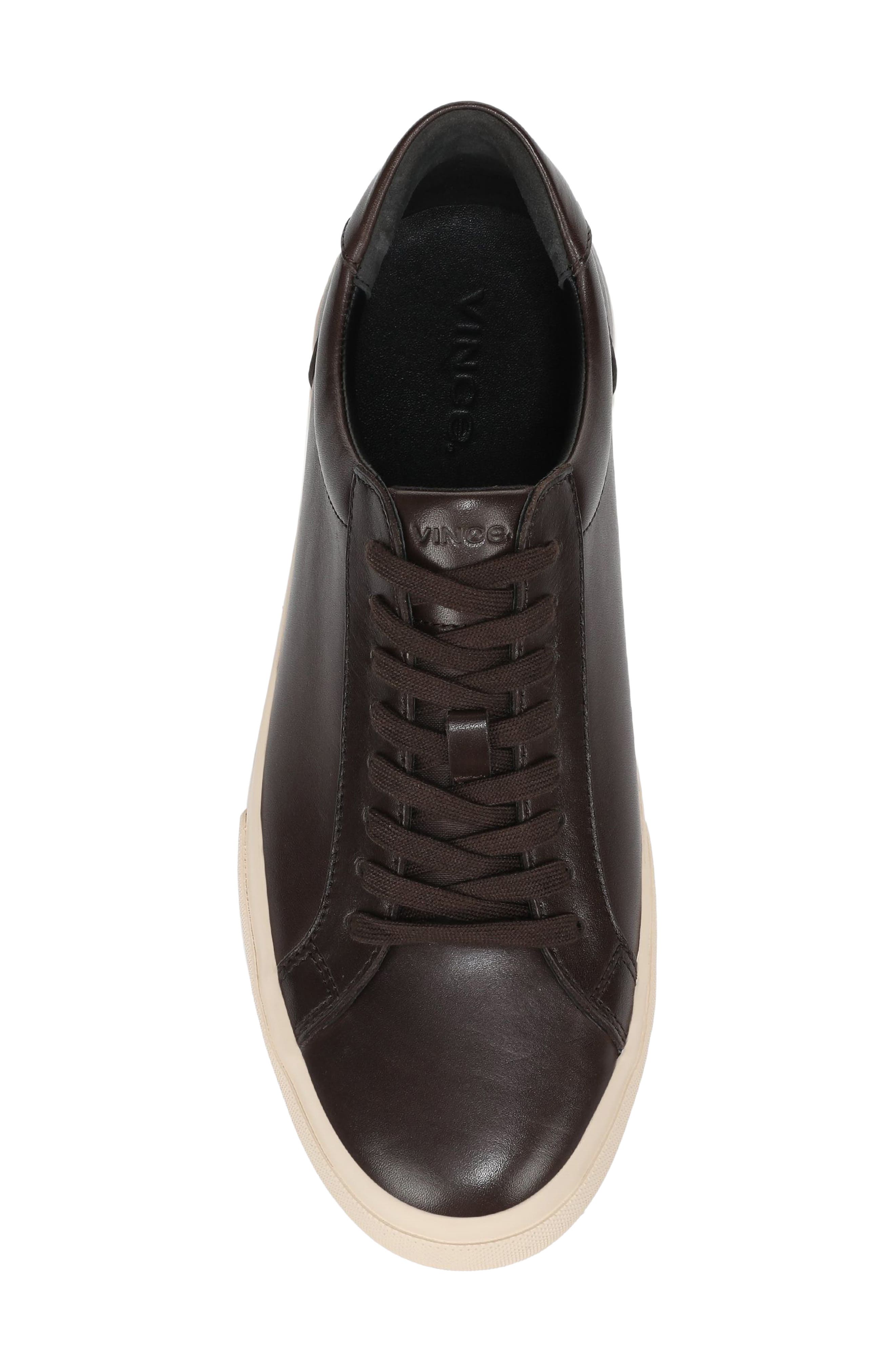 Flash Low Top Sneaker (Nordstrom Exclusive), Alternate, color, COCOA BROWN/ CREAM LEATHER