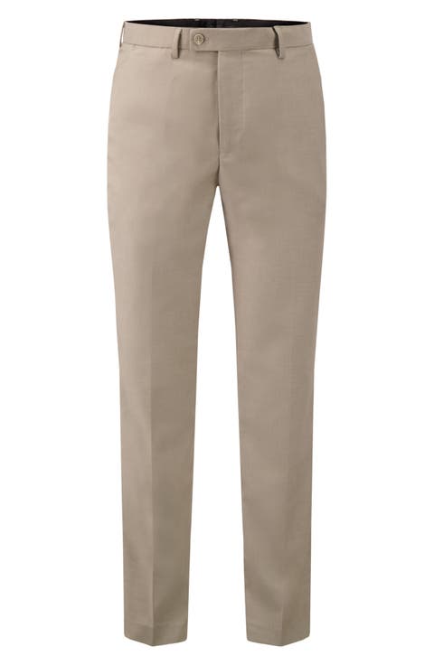 Vince Flat Front Twill Stretch Dress Pants