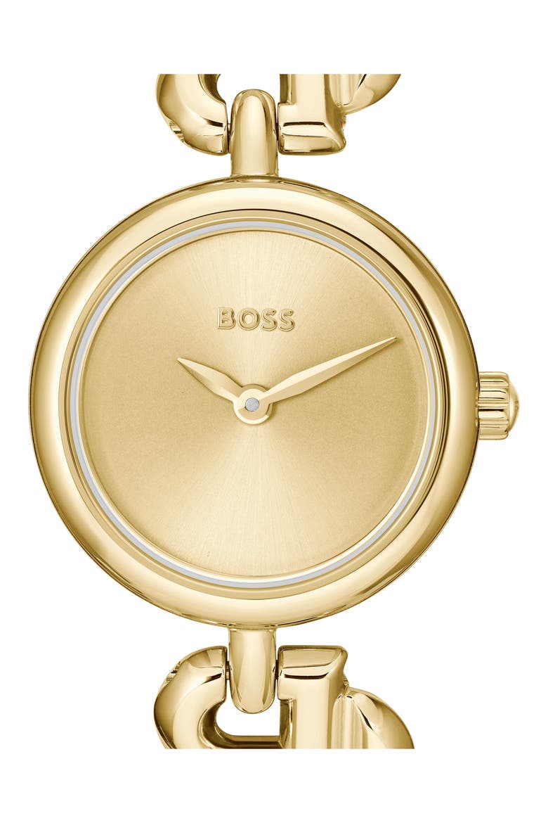 Double B Dressy Bracelet Watch, 23mm, Alternate, color, GOLD