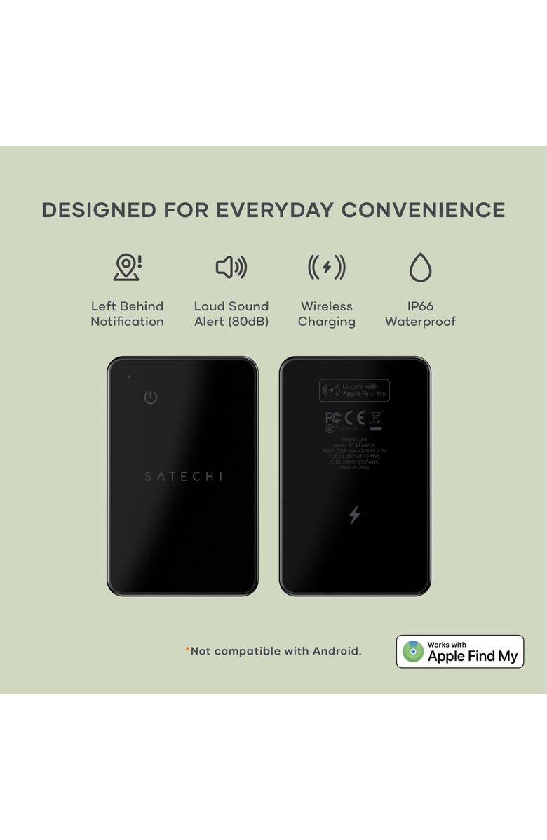 Satechi FindAll Card, Alternate, color, Black