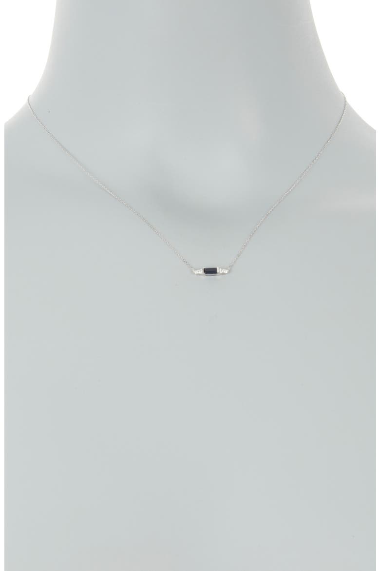 El Mar Sapphire & Diamond Pendant Necklace - 0.049ct. (Nordstrom Exclusive), Alternate, color, 18KW 5MIX0.304