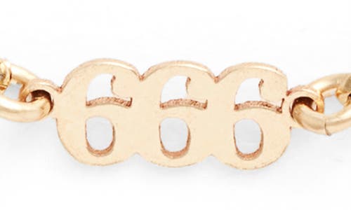 Set & Stones Angel Numbers Bracelet In Gold